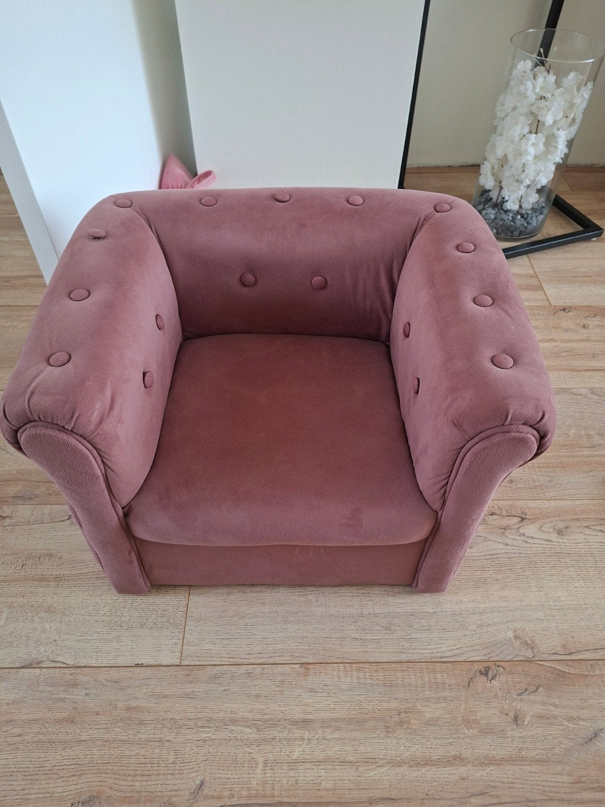 Roze kinderfauteuil, Kinderen en Baby's, Ophalen, Gebruikt, Stoel