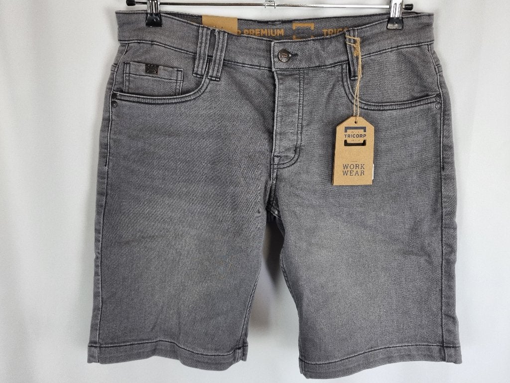 Heren korte broek jeans merk Tricorp maat 33 nieuw. Sale, -, Verzenden, -, Nieuw