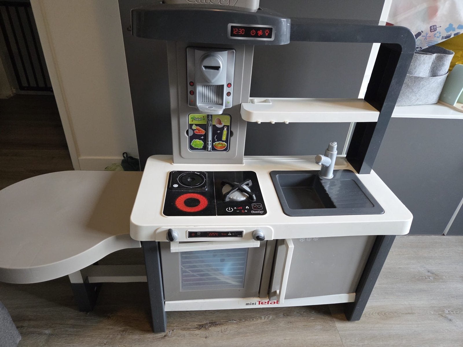 Mini Tefal speelkeuken met borrelend pasta pannetje, Ophalen, Gebruikt, Kunststof, Speelkeuken