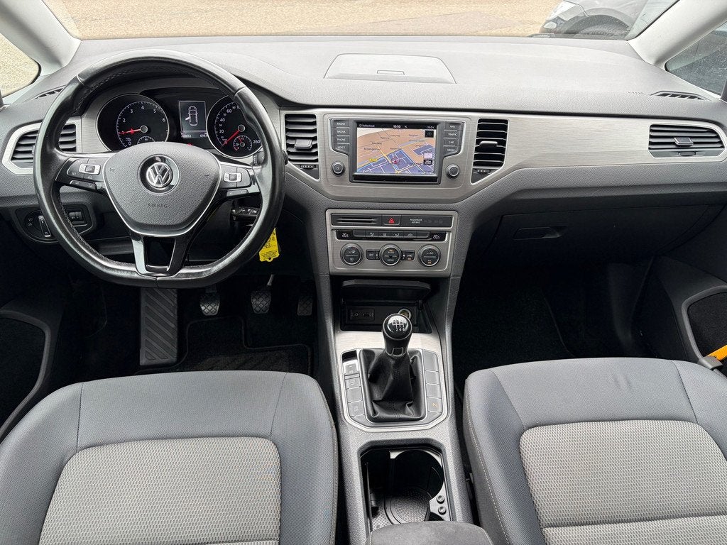 Volkswagen Golf Sportsvan 1.0 TSI Comfortline, Auto's, Stof, Gebruikt, Bedrijf, Zilver of Grijs