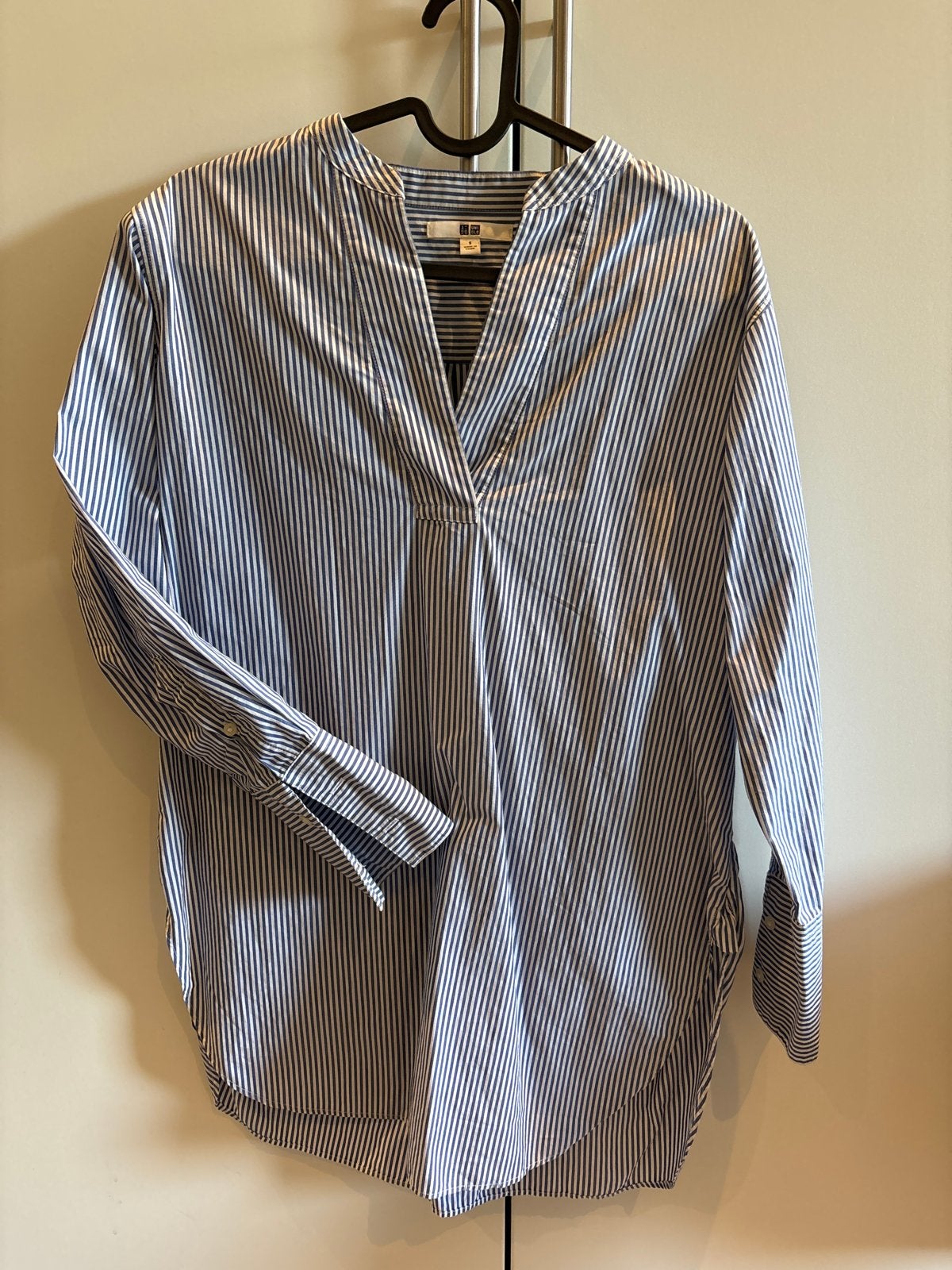 Uniqlo Dames Blouse - Uitstekende Staat, Ophalen of Verzenden, Zo goed als nieuw, Maat 36 (S), Blauw