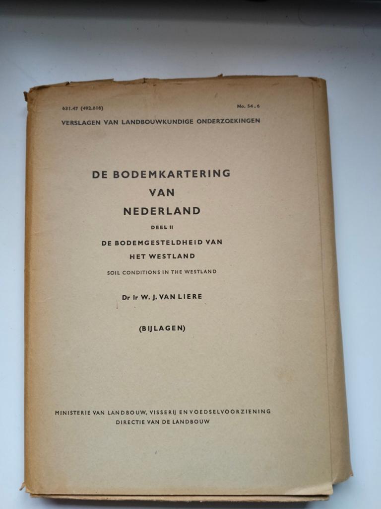 Bodemkartering Nederland: bodemgesteldheid van het Westland, Boeken, Ophalen of Verzenden, Gelezen
