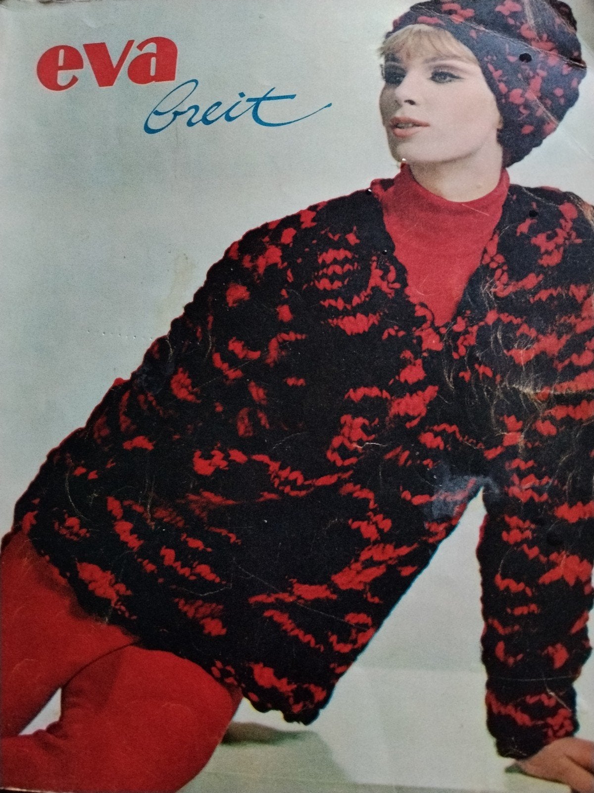 Vintage breiboek Eva Breit uit 1965 - Diverse patronen, Hobby en Vrije tijd, Ophalen, Breien, Patroon of Boek