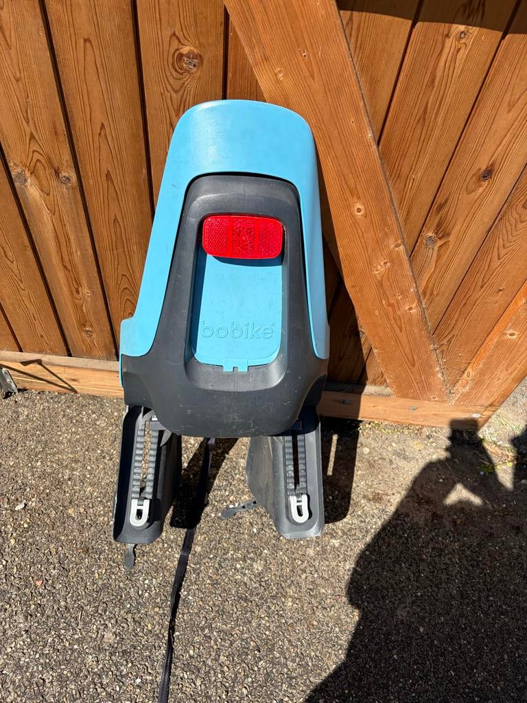 Bobike fietszitje achterop - Blauw, Ophalen, Achterzitje, 9 t/m 18 kg, Gebruikt