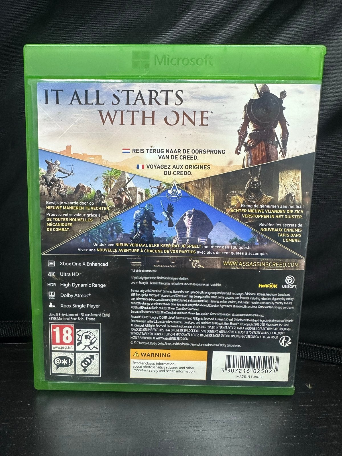 Assassin's Creed Origins - Xbox One (Zo goed als nieuw), Vanaf 18 jaar, G, 1 speler, Ophalen of Verzenden