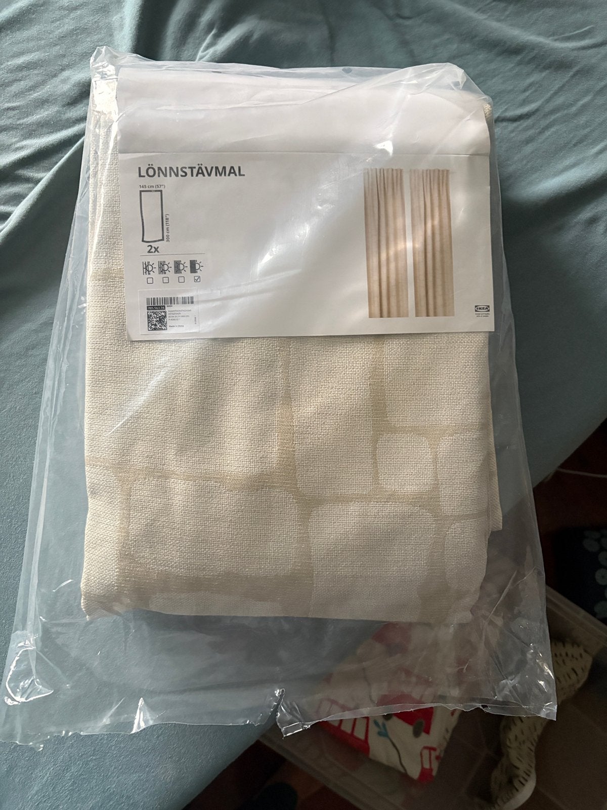 Ikea gordijn lonnstavmal, Ophalen of Verzenden, Zo goed als nieuw