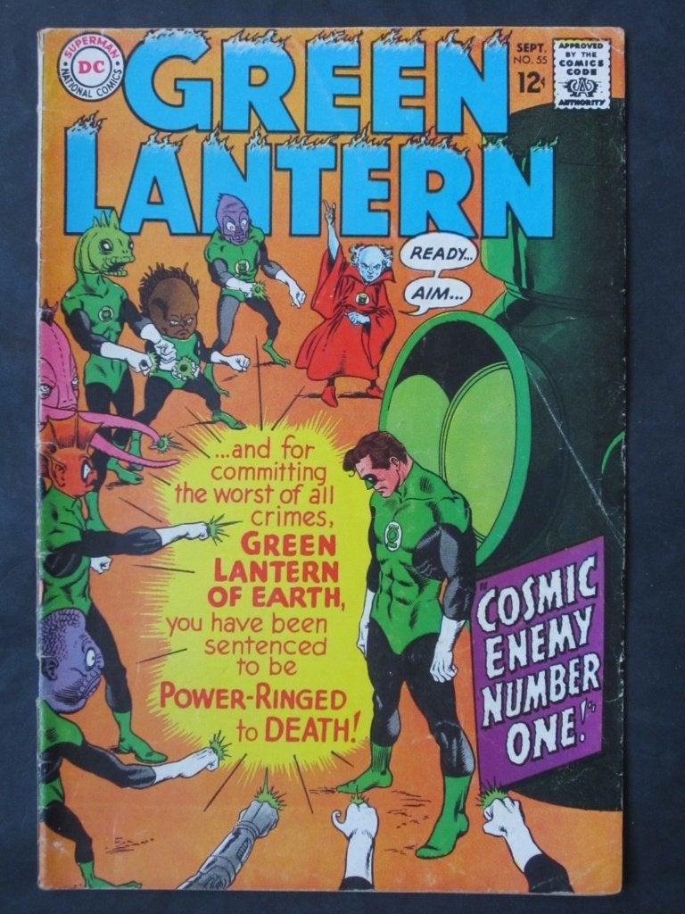 Green Lantern (1960 serie) #55 DC 1967 First Charles Vicker, Amerika, Verzenden, Gelezen, Eén comic