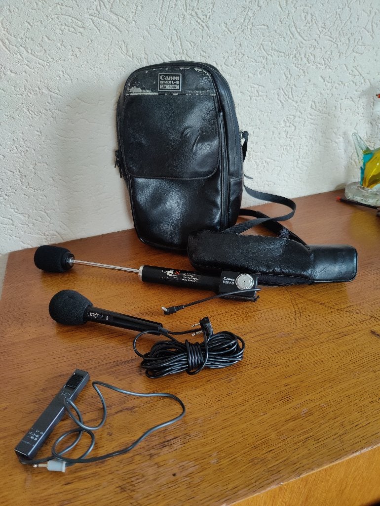 vintage Canon BM50 en DM30R en Remote switch en tas, Gebruikt, Overige typen, Ophalen of Verzenden, Canon