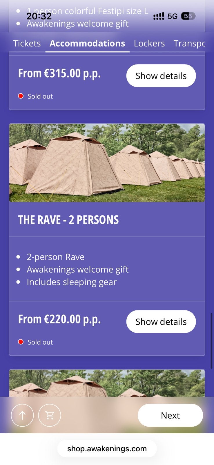 Awakenings “camping the rave” weekend ticket, Tickets en Kaartjes, Concerten | Dance, Eén persoon, Juni