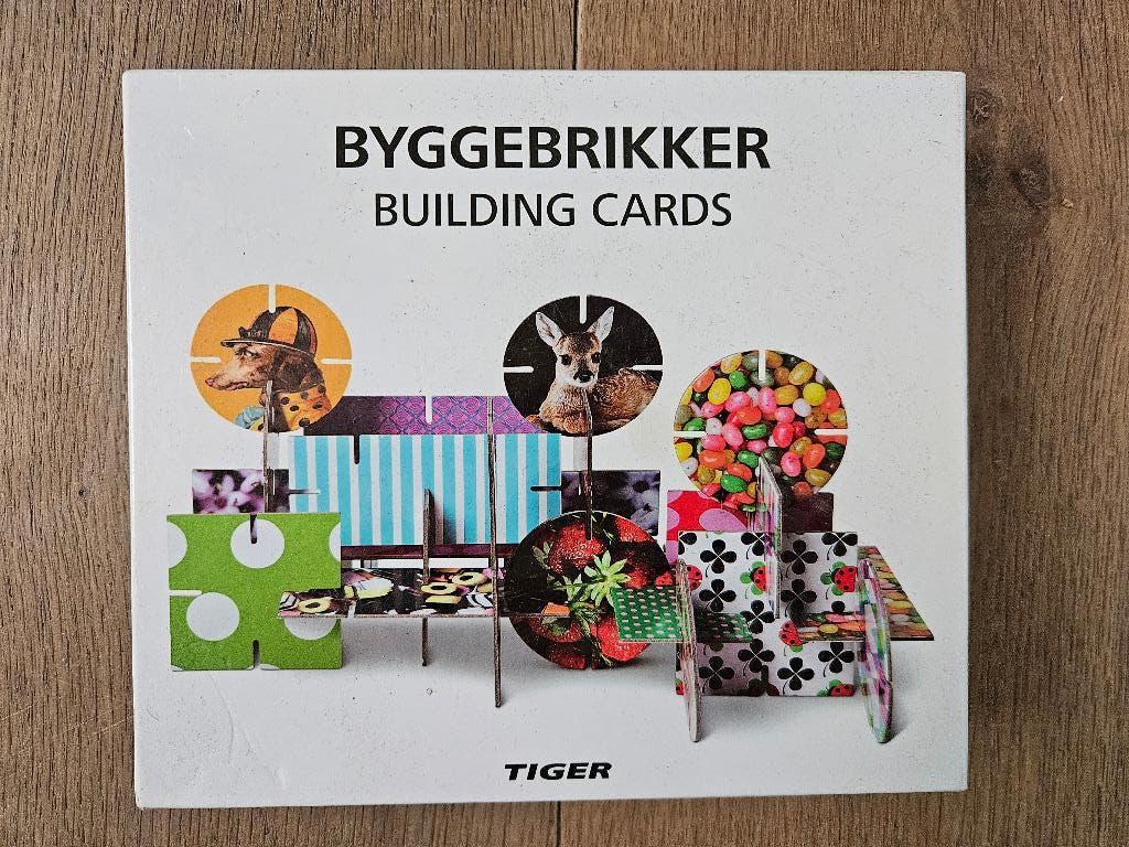Byggebrikker - building cards, Ophalen of Verzenden, Gebruikt, Overige typen, Overige thema's