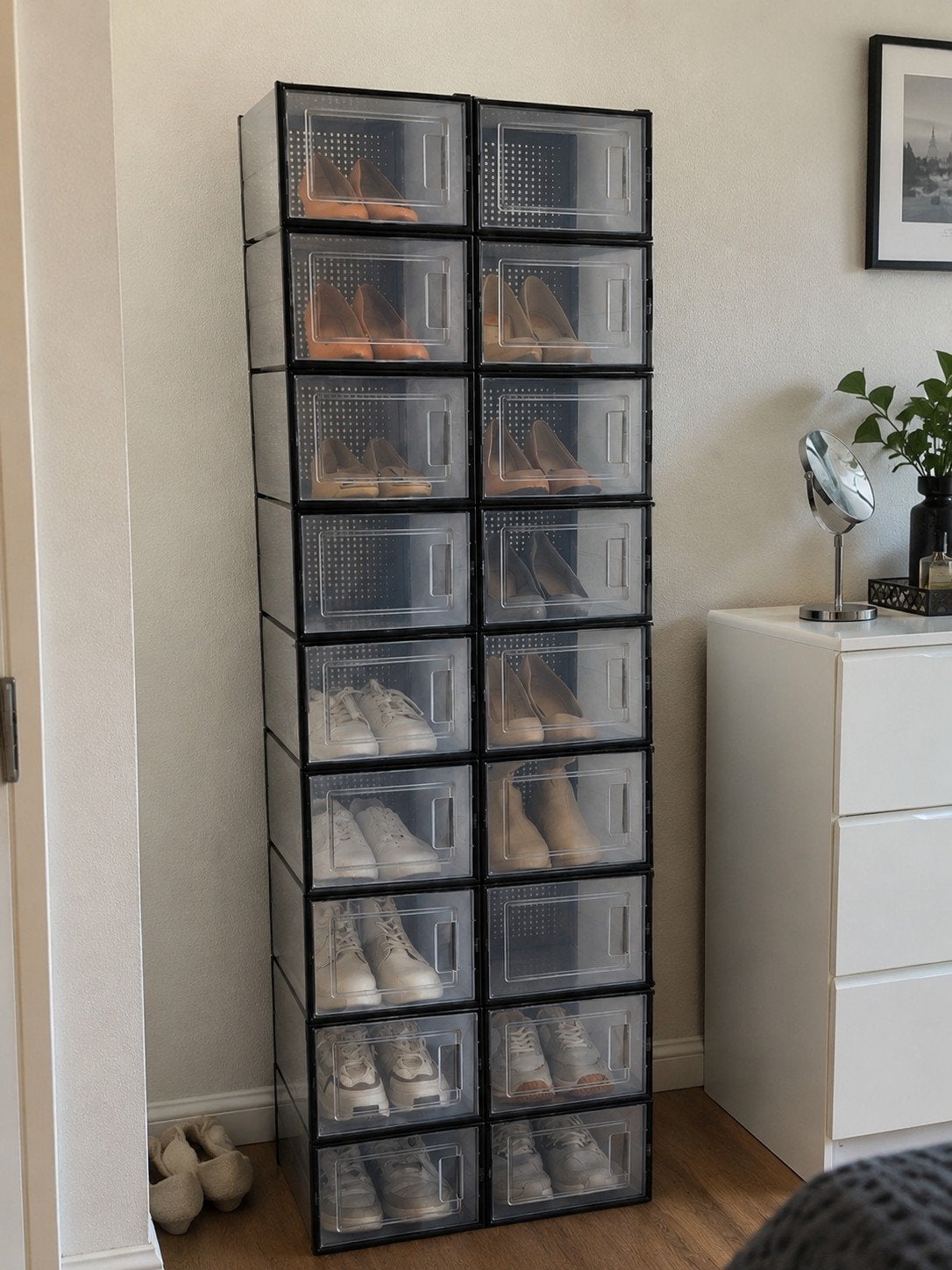 sneaker schoenen opberg doos kist display sneakerbox, Ophalen of Verzenden, Nieuw