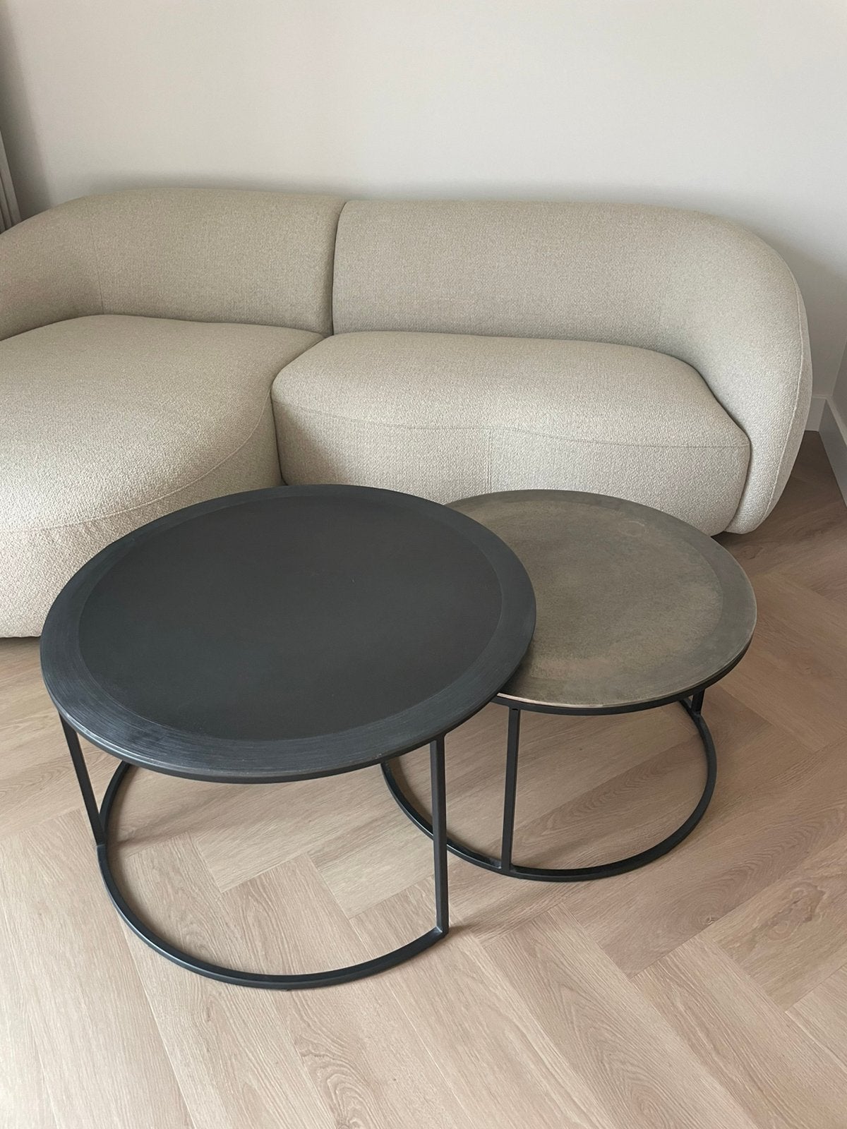 Mooie salontafels te koop, Ophalen, Zo goed als nieuw, Rond, 50 tot 100 cm