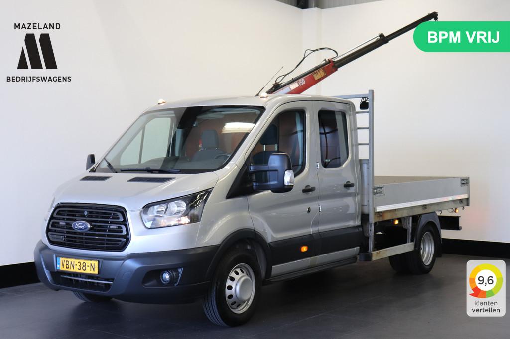 Ford Transit 2.0 TDCI 170PK Dubbel lucht Openlaadbak L4 EURO, Auto's, 2925 kg, 4 cilinders, Origineel Nederlands, Bedrijf