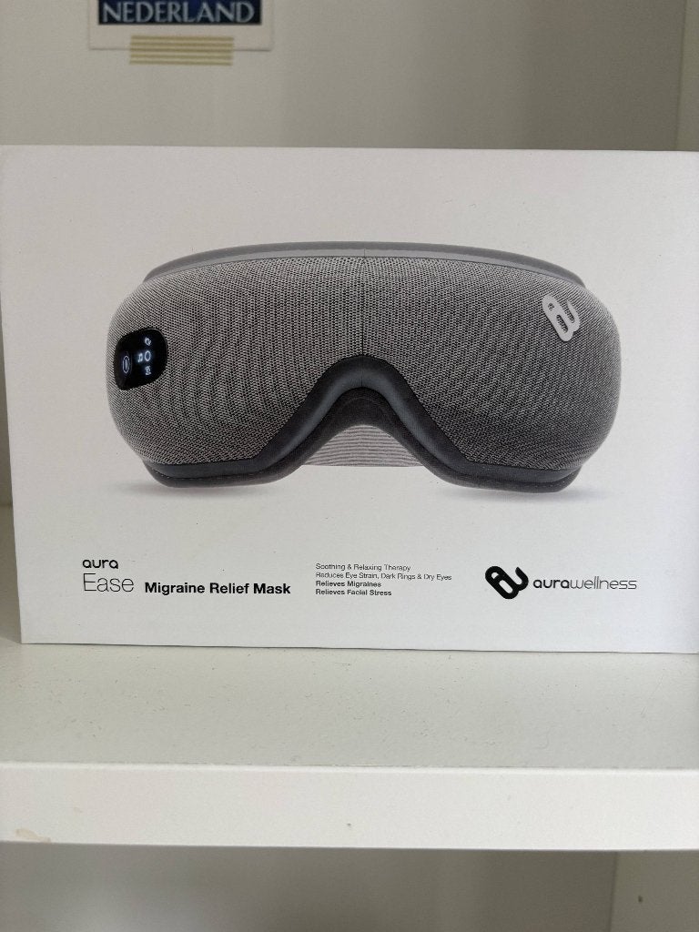 Heat & Compression Migraine Relief Mask - Caring Mill Aura, Sport en Fitness, Ophalen of Verzenden, Zo goed als nieuw, Overige typen