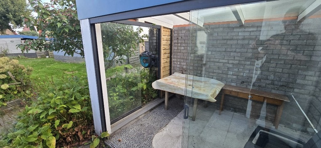 Veranda met glazen schuifdeuren, Ophalen, Gebruikt, Veranda