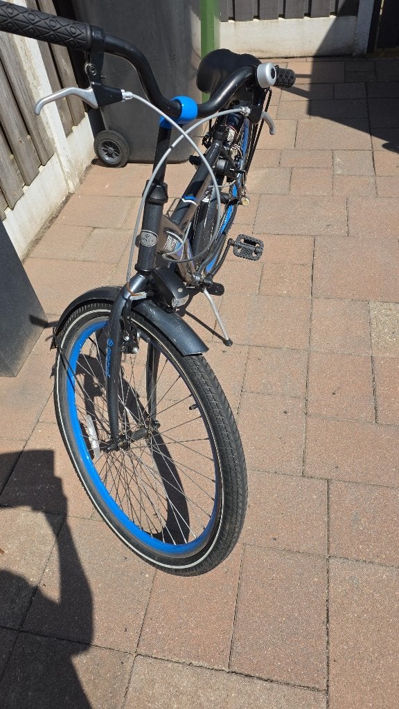 Keurige en stoere Popal kinderfiets (Framemaat 44) te koop., Ophalen, Gebruikt, Popal, Terugtraprem