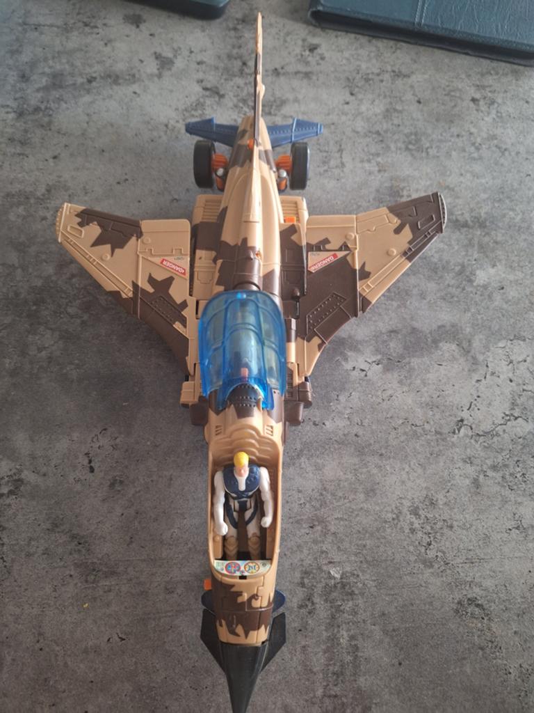 Vintage M.A.S.K. Skybolt (Kenner 1988) met Matt Trakker, Ophalen of Verzenden, Gebruikt