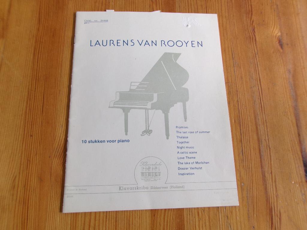 Klavarskribo - Laurens van Rooyen - 10 Stukken voor piano, Muziek en Instrumenten, Bladmuziek, Gebruikt, Ophalen of Verzenden
