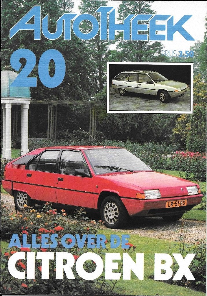 Autotheek nr.20 Ciroën BX, september 1985, Ophalen of Verzenden, Nieuw, Citroën