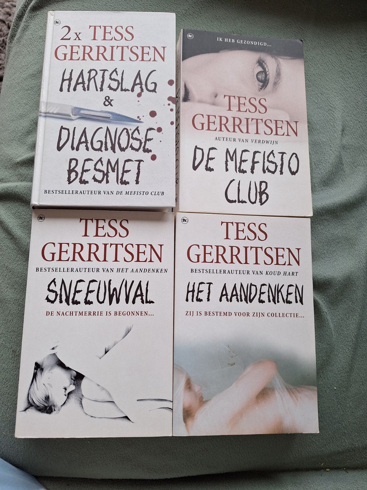 4 boeken Tess Gerritsen, Ophalen of Verzenden, Zo goed als nieuw