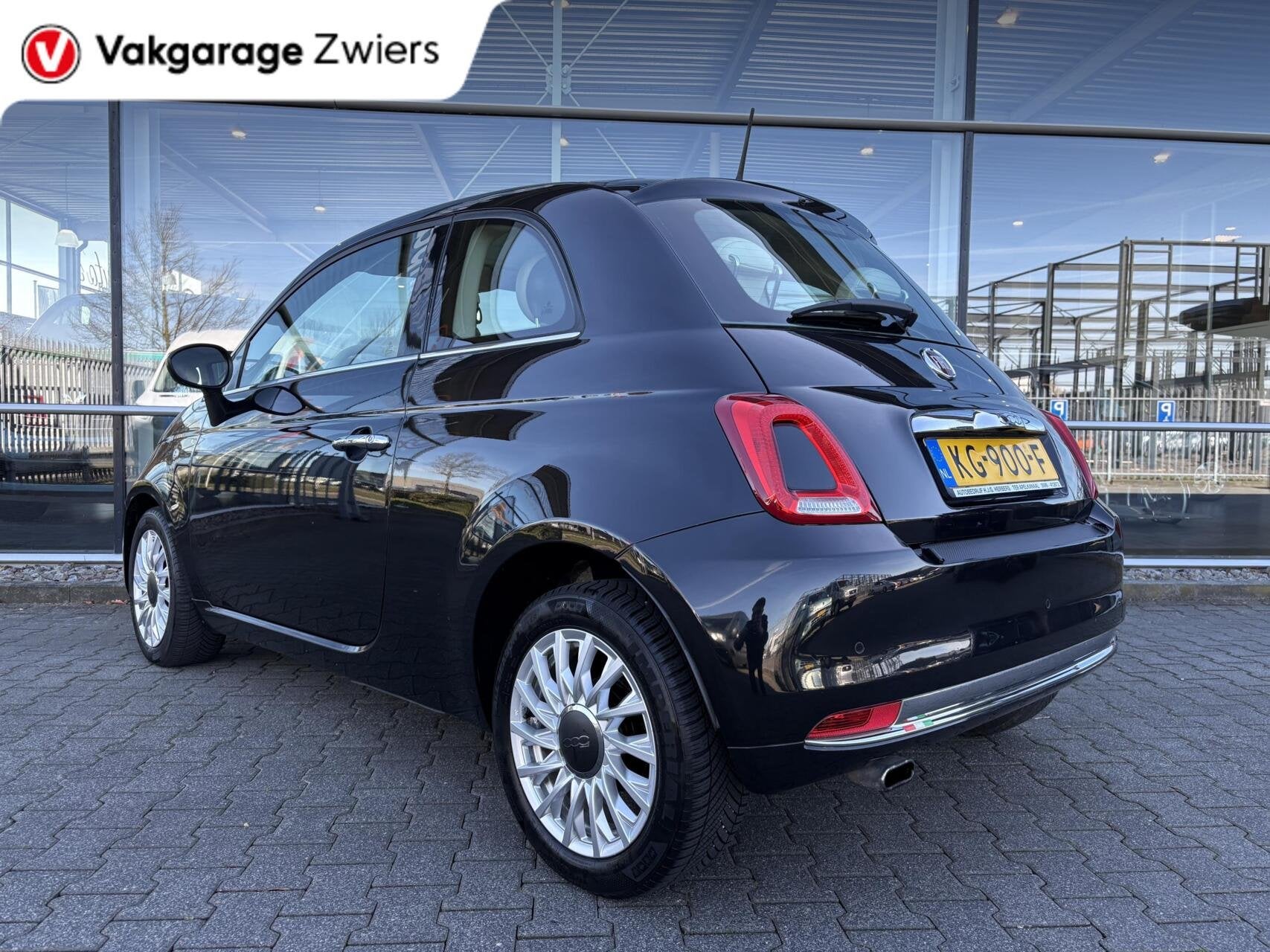 Fiat 500 0.9 TwinAir Turbo Lounge, Navi, Glazen Dak, Airco, Auto's, Fiat, Voorwielaandrijving, Gebruikt, Bedrijf, Handgeschakeld