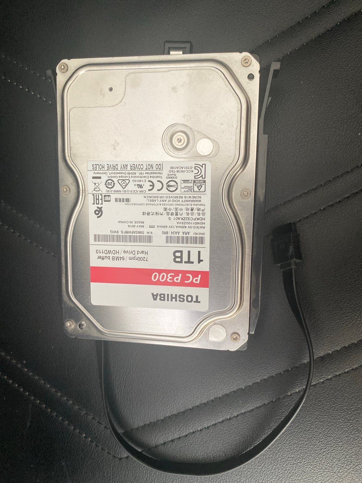 Toshiba PC P300 1TB HDD - Gebruikt, Computers en Software, Harde schijven, Intern, Gebruikt, Ophalen of Verzenden, Desktop
