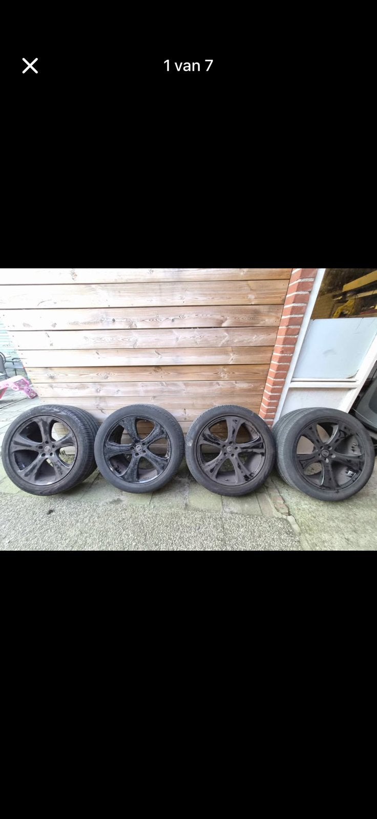 Volvo xc90 2004 velgen 5x108 20 inch, Auto-onderdelen, Banden en Velgen, Ophalen, Gebruikt, 265 mm, Banden en Velgen