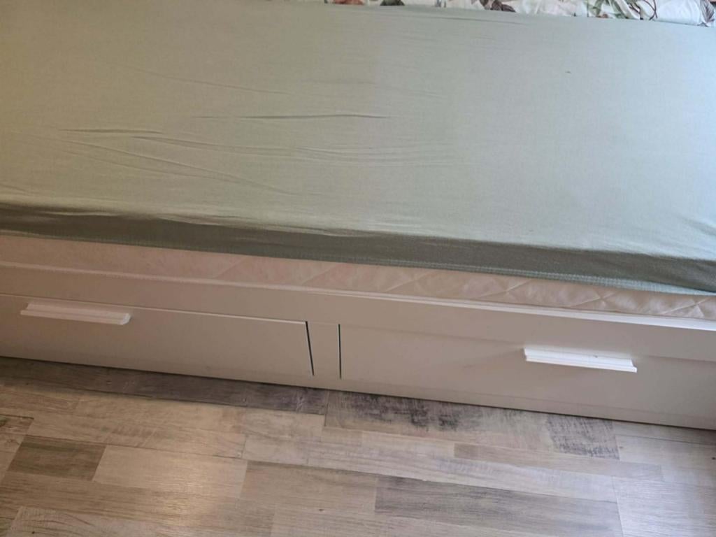 Ikea slaapbank, Huis en Inrichting, Slaapkamer | Bedden, Tweepersoons, 140 cm, Hout, Ophalen of Verzenden