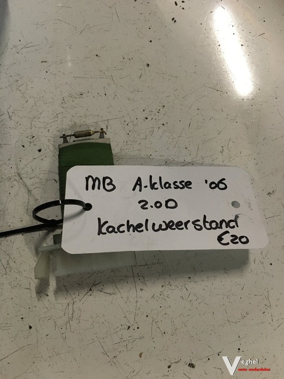 Mercedes A klasse 2.0 D 2006 Kachelweerstand