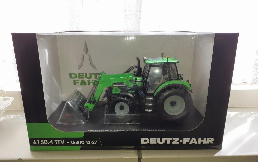 Deutz Fahr 6150.4 ttv met voorlader - UH, Ophalen of Verzenden, Nieuw, Tractor of Landbouw, Universal Hobbies
