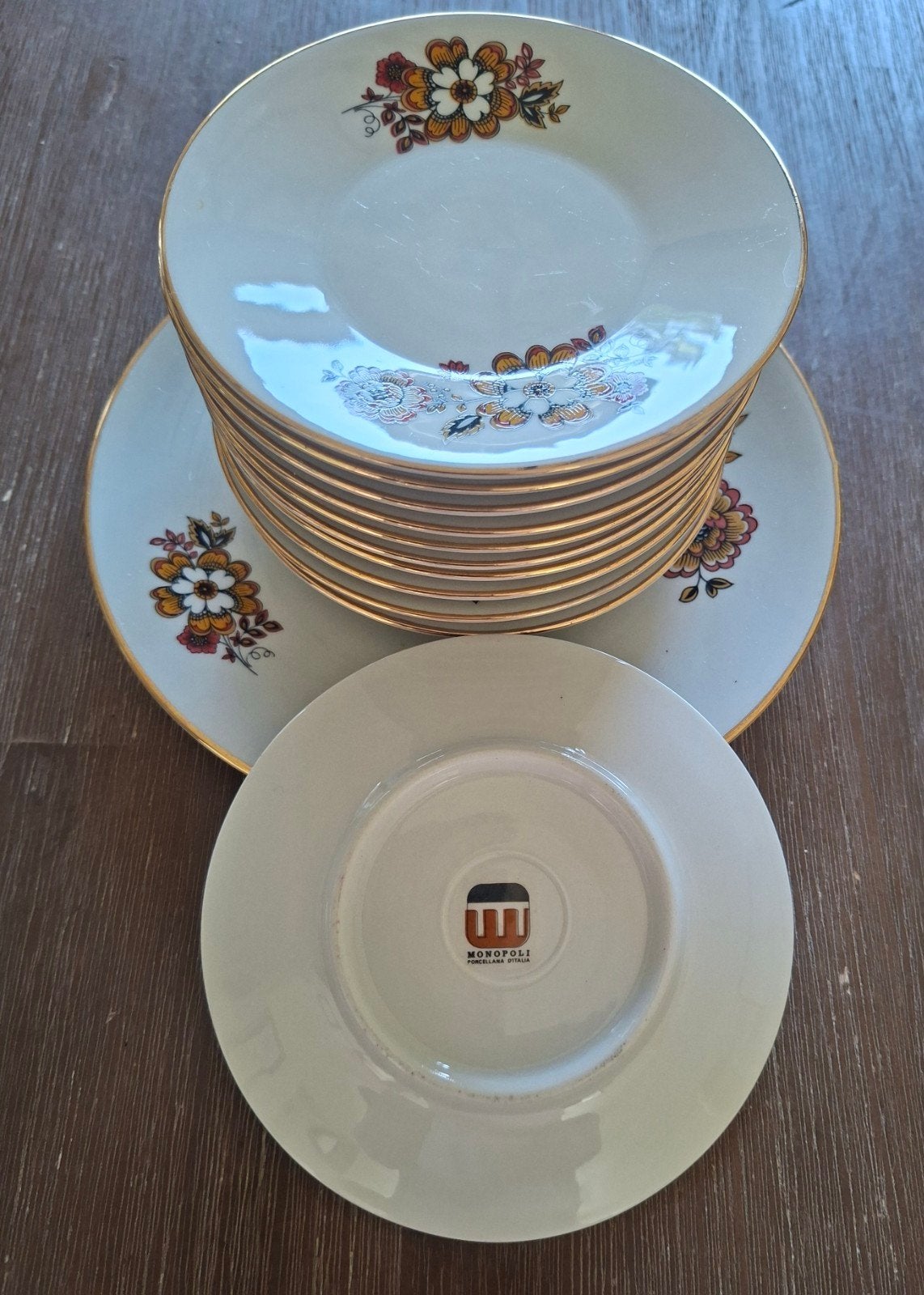 Monopoli Porcellana D'Italia Vintage Borden Set, Antiek en Kunst, Ophalen