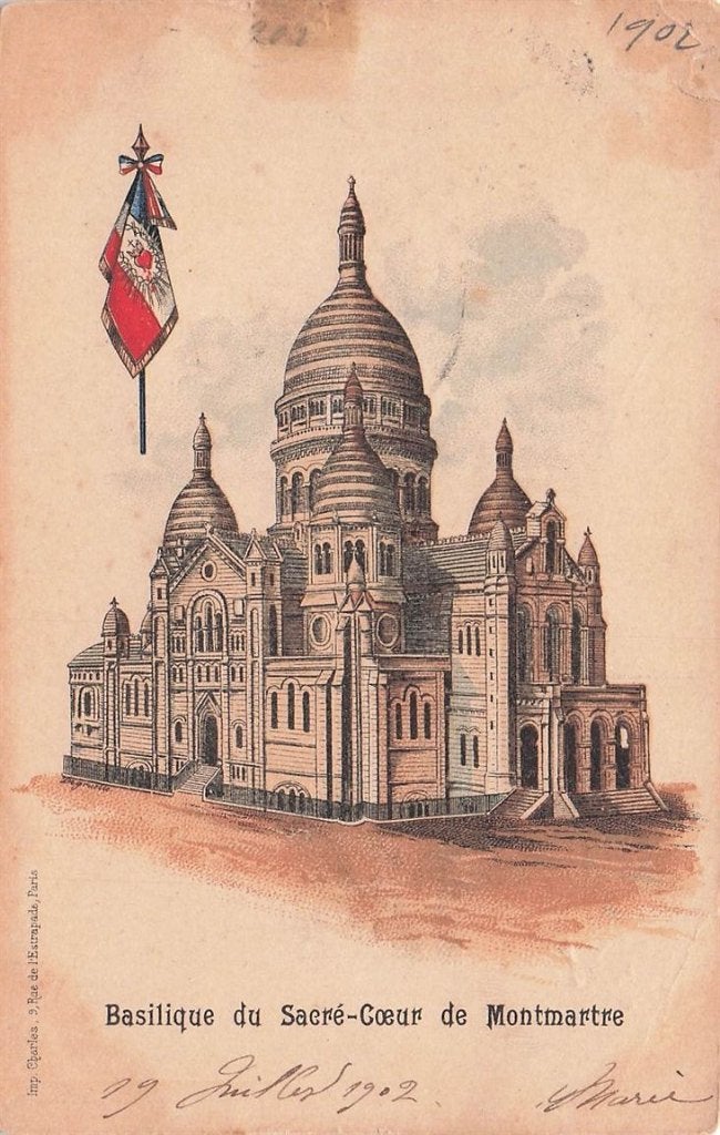703-280-033 Paris Basilique du Sacré-Coeur de Montmartre, Verzamelen, Verzenden, Voor 1920, Frankrijk