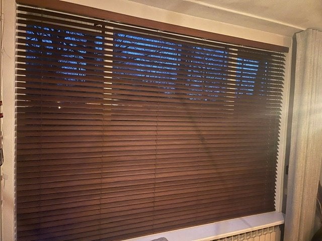 Electrische jaloezie bamboo bruin. Maat 334x260 cm. Nieuw!, Ophalen, Jaloezie, Overige merken, Bruin