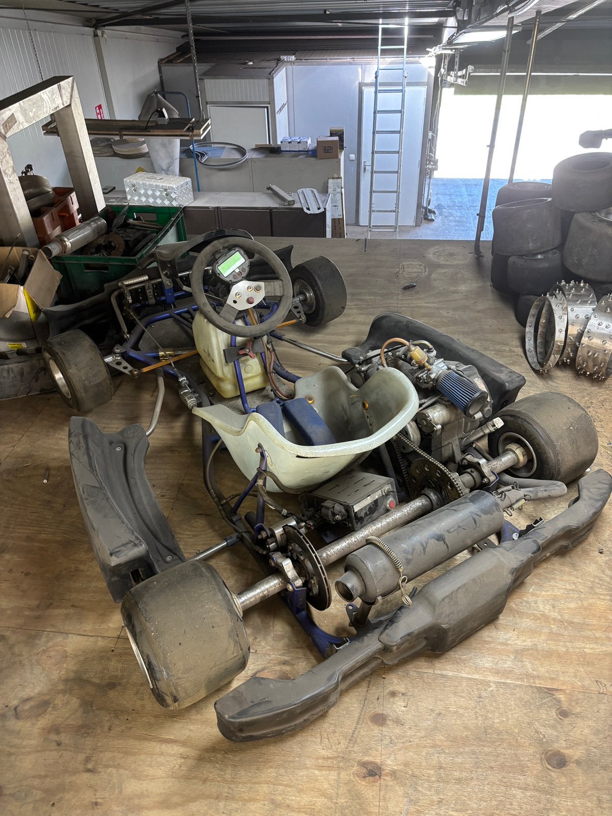 2 Karts eglem frame met big bore motor en een van rvs, Sport en Fitness, Ophalen, Onderdelen Kart