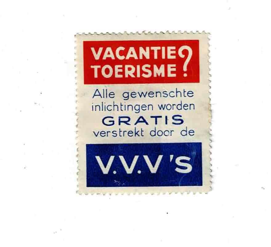 Oude sluitzegel van "V. V. V.", Verzamelen, Verzenden, Zo goed als nieuw, Overige typen