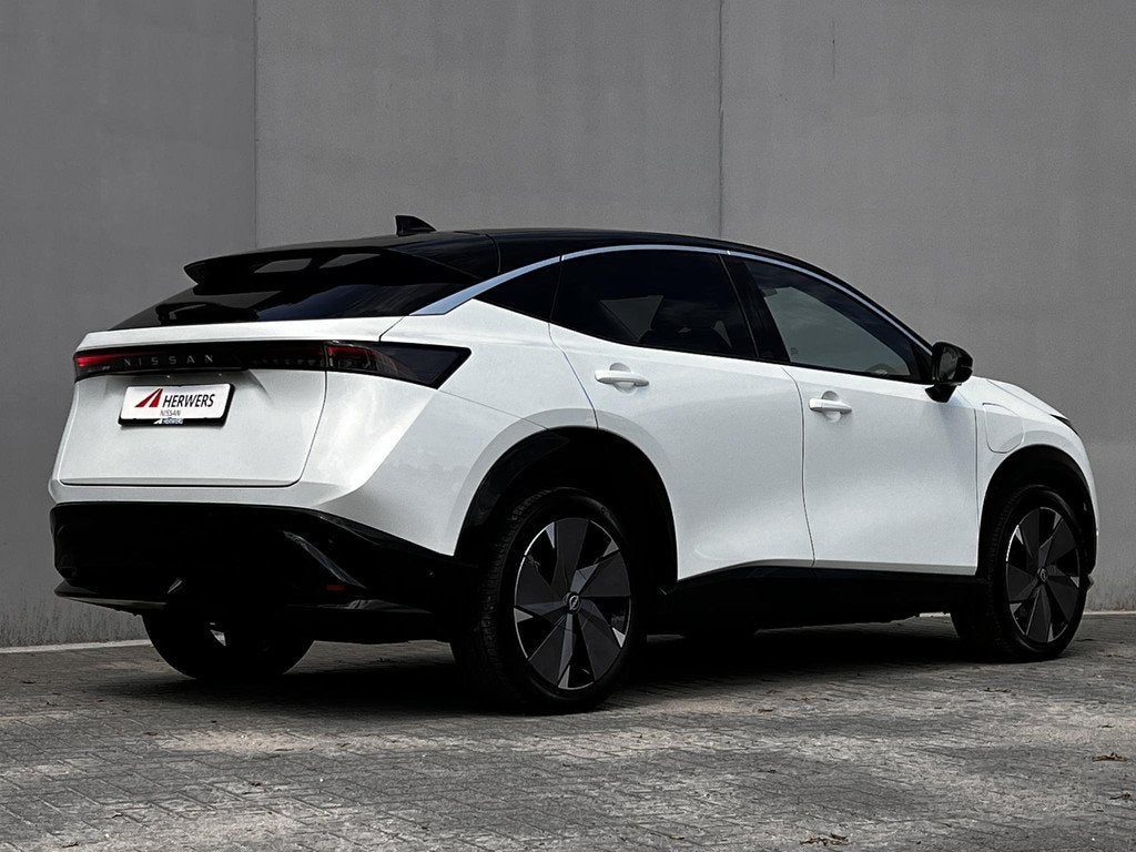 Nissan Ariya Evolve 91 kWh Dealer onderhouden / Accu SoH 99, Gebruikt, 750 kg, Wit, 536 km