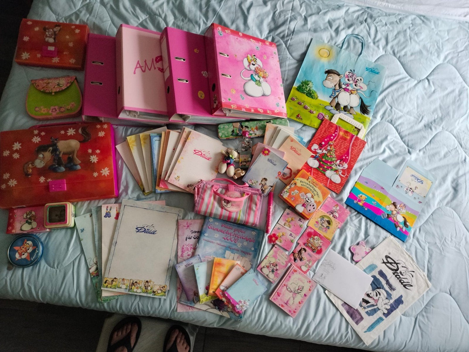 Grote collectie Diddle plaatjes en accessoires, Ophalen, Zo goed als nieuw