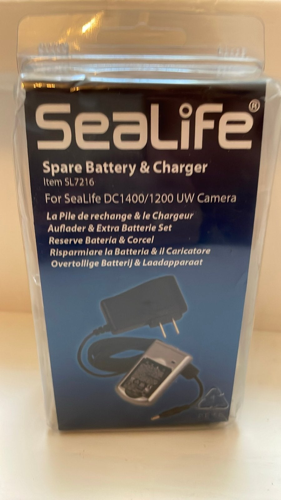 SeaLife Reserve Batterij & Lader voor DC1400/1200 UW Camera, Nieuw, Overige merken, Accu, Opladen via netstroom