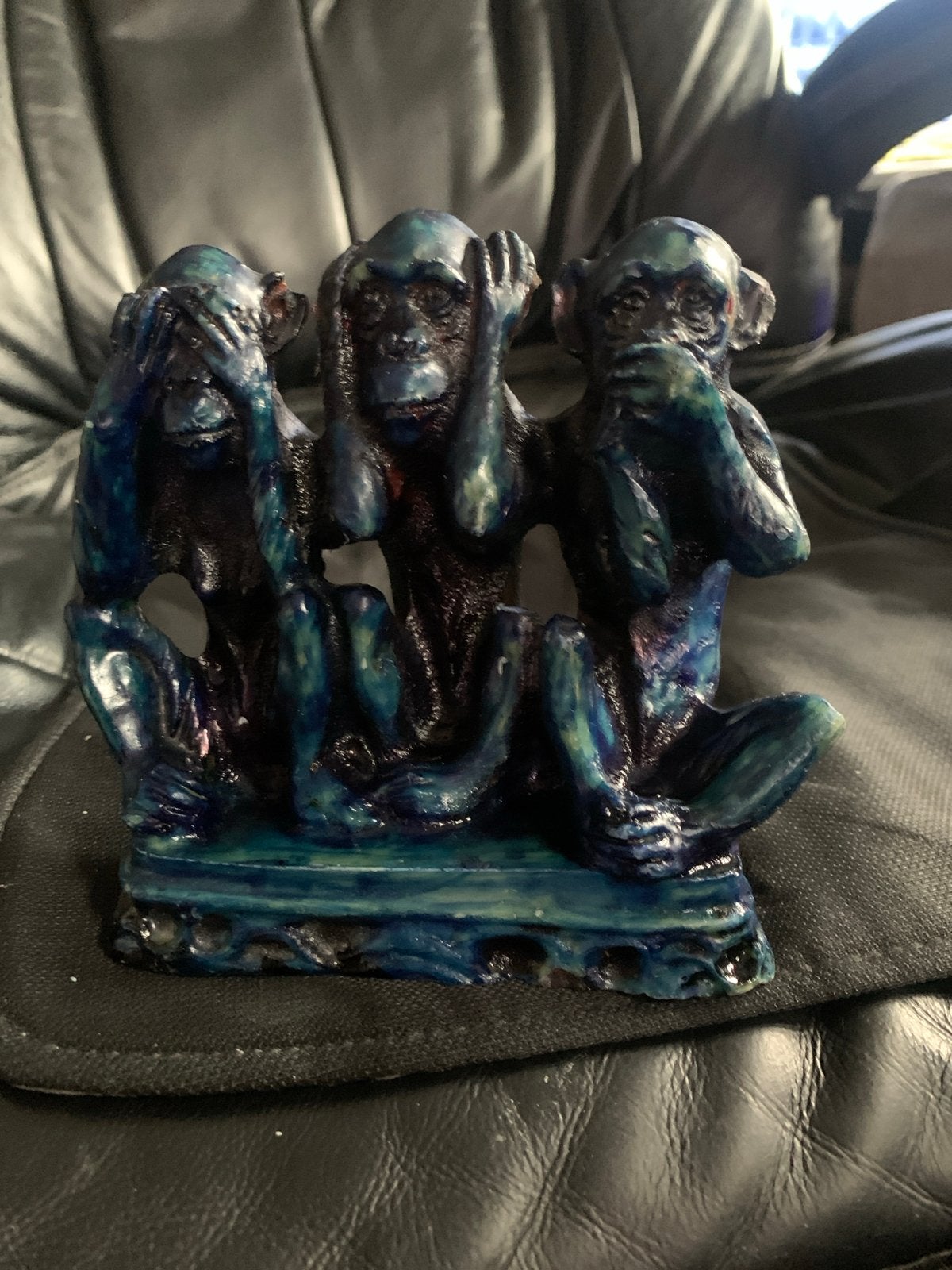 Decoratieve 3 Wijze Apen Beeldje - Horen, Zien, Zwijgen, Gebruikt, Meerkleurig, Overige materialen, Overige stijlen