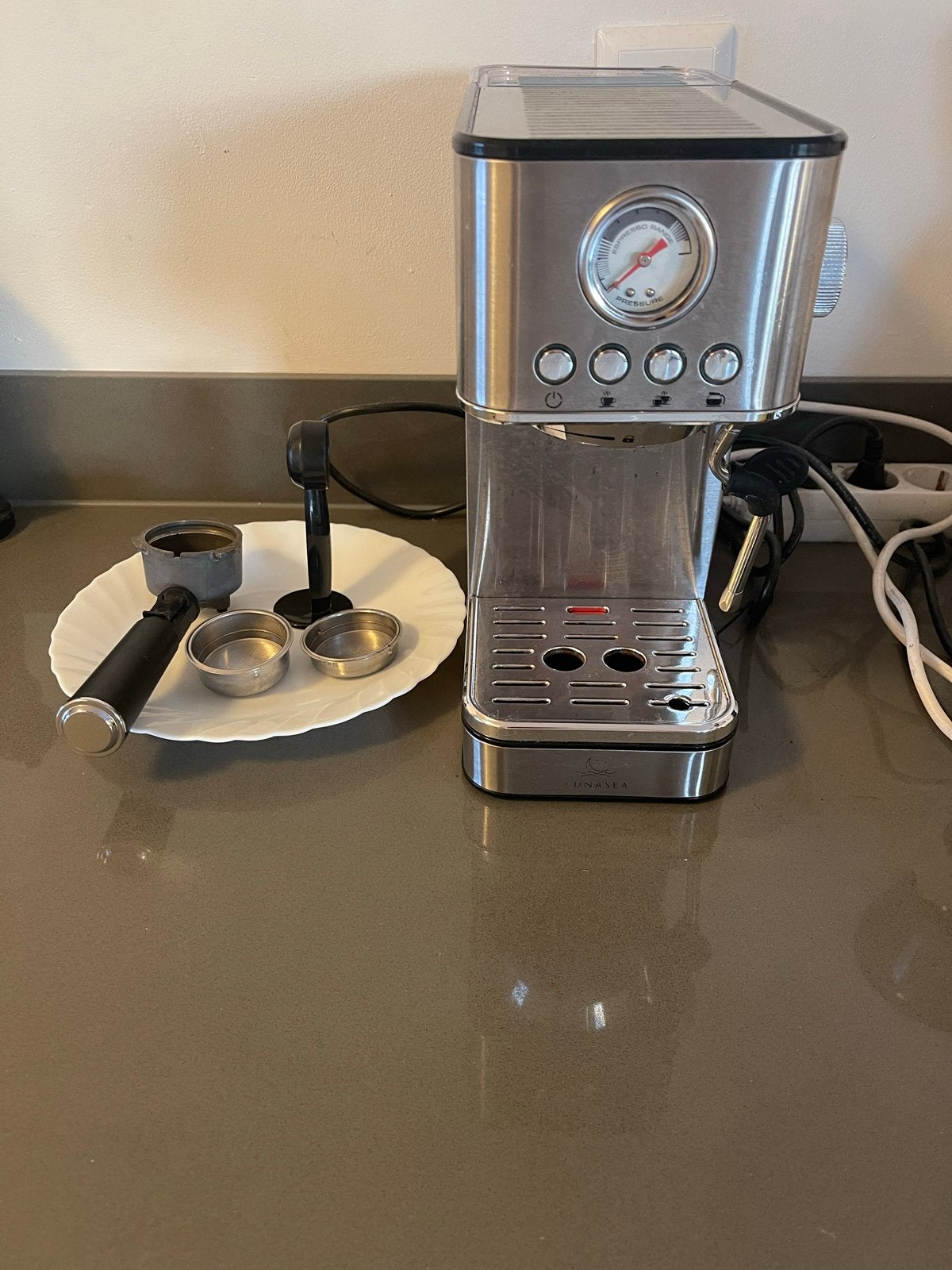 Lunasea Espressomachine – Compleet, Ophalen, Afneembaar waterreservoir, Espresso apparaat, Gemalen koffie