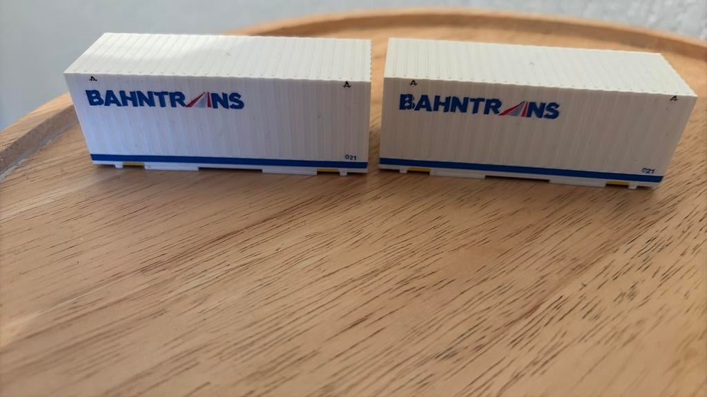2 CONTAINERS BAHNTRANS, Ophalen of Verzenden, Zo goed als nieuw