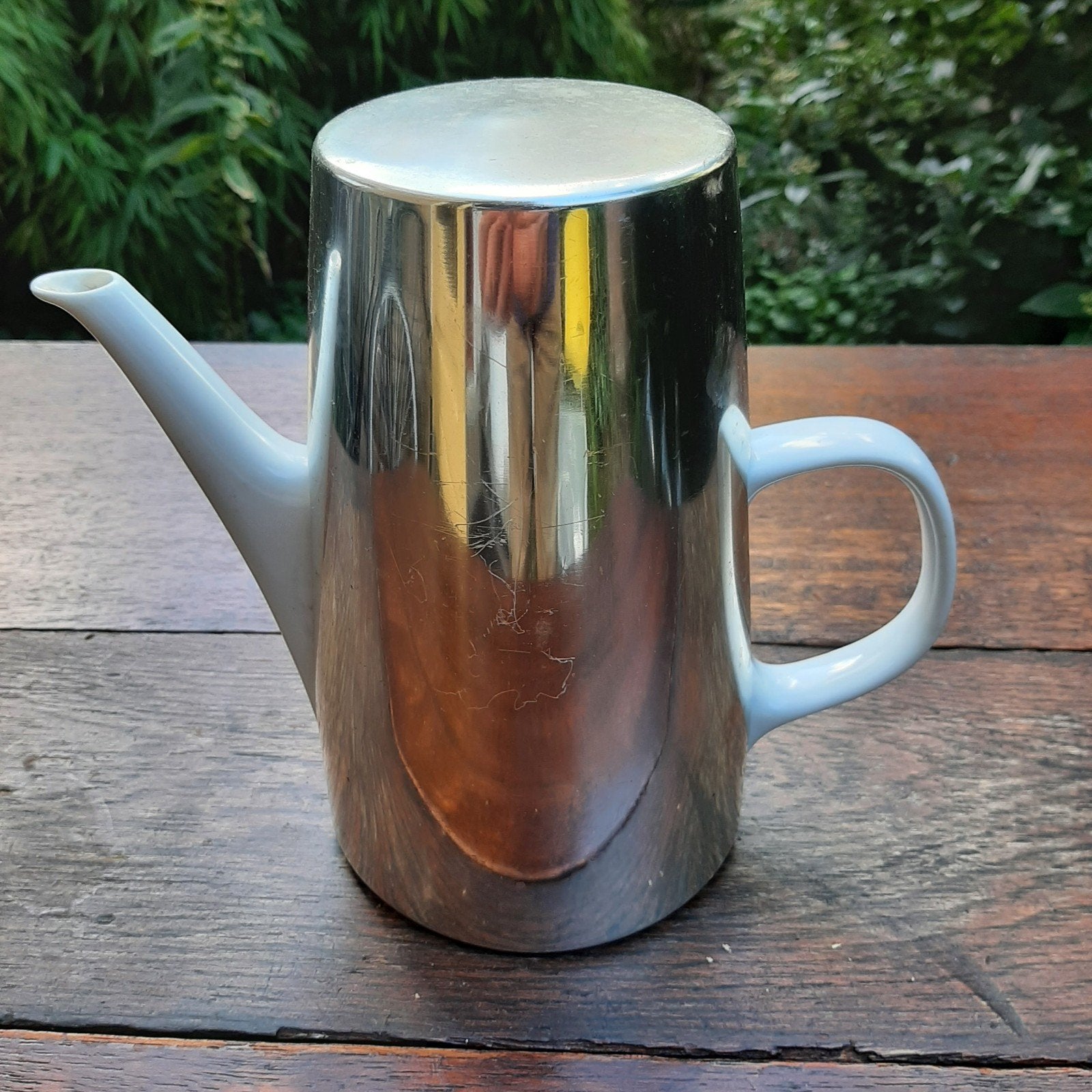 Vintage Melitta Porseleinen Koffiepot met Warmhouder, Antiek en Kunst, Ophalen of Verzenden