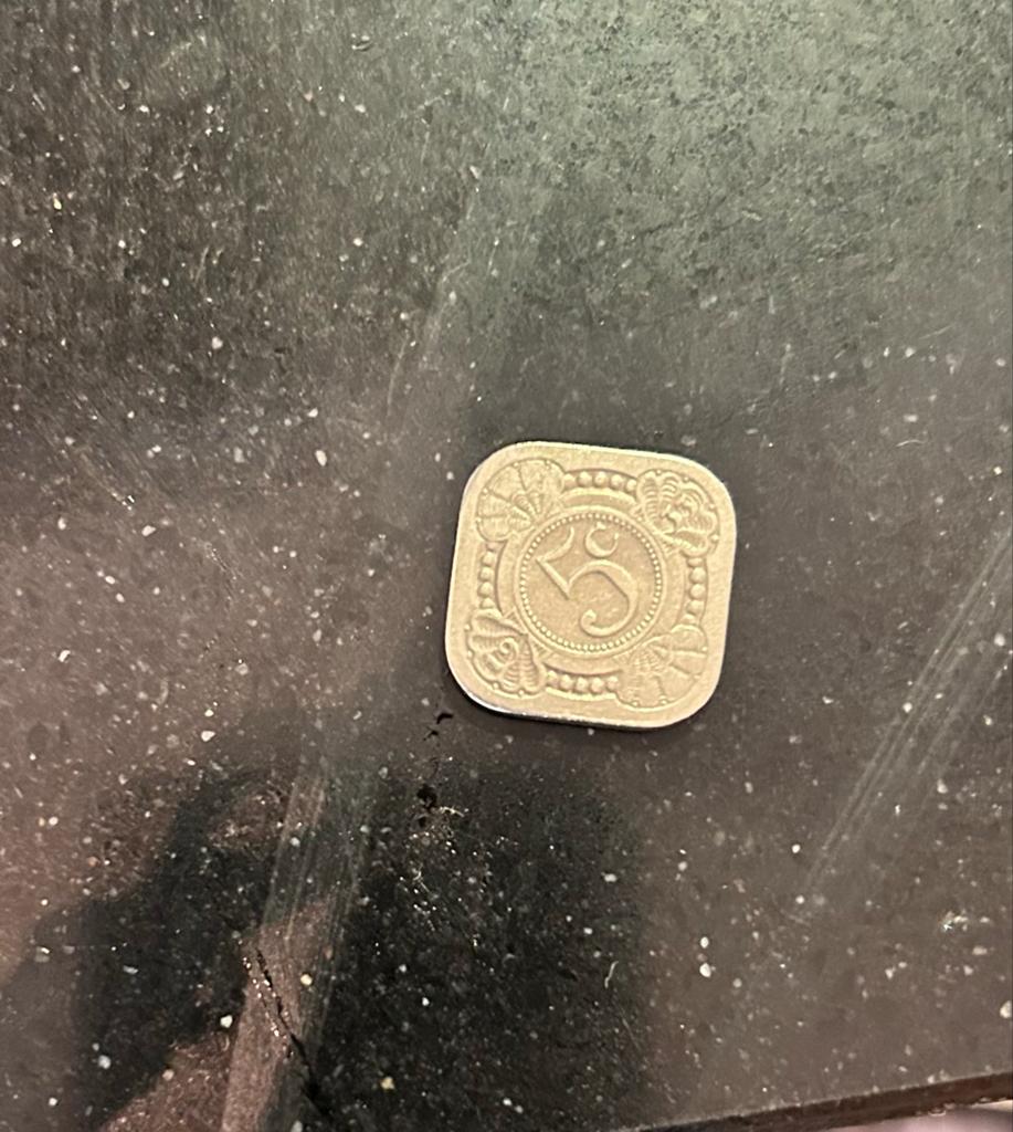 5 cent munt 1933 Koningin Wilhelmina, Postzegels en Munten, Munten | Nederland, Ophalen of Verzenden, Koningin Wilhelmina, 5 cent