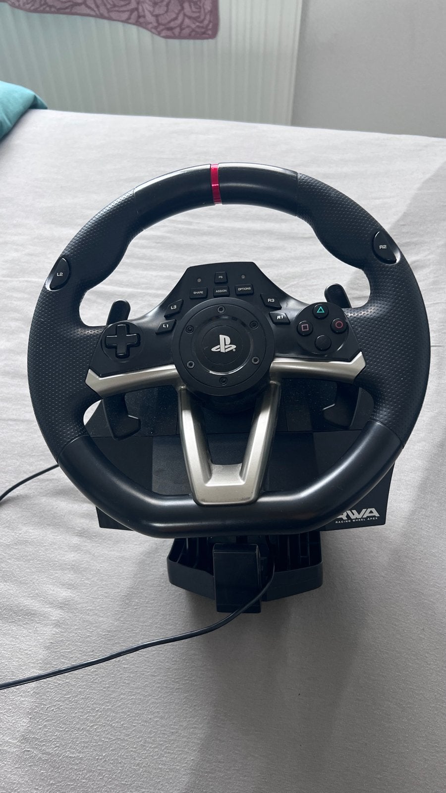 Hori Racing Wheel Apex (RWA) voor PlayStation, Spelcomputers en Games, Spelcomputers | Xbox | Accessoires, Ophalen, Gebruikt, Stuurtje of Sportattribuut