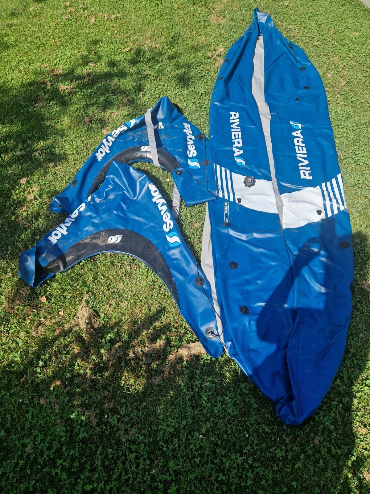 Opblaasbare kayak, Watersport en Boten, Kitesurfen, Gebruikt, 9 m², Trapeze, Geen board