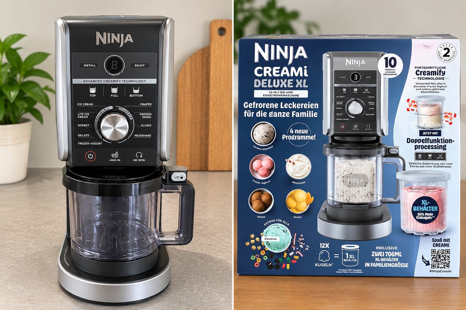NINJA CREAMI Deluxe XL NIEUW!, Ophalen of Verzenden, Nieuw