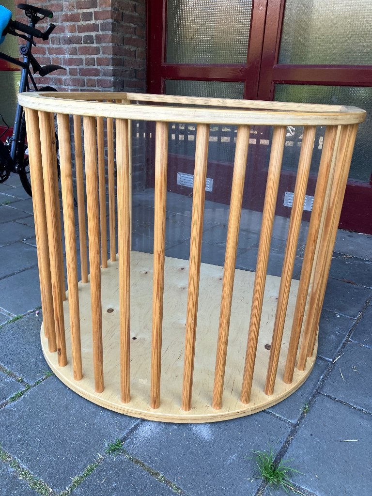 Houten box met accessoires, Ophalen, Gebruikt, Overige vormen, In hoogte verstelbaar
