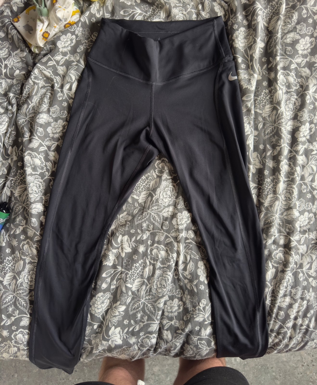 Nike sport hardloopbroek, Kleding | Dames, Leggings, Maillots en Panty's, Ophalen, Maat 36/38 (S), Zwart, Zo goed als nieuw