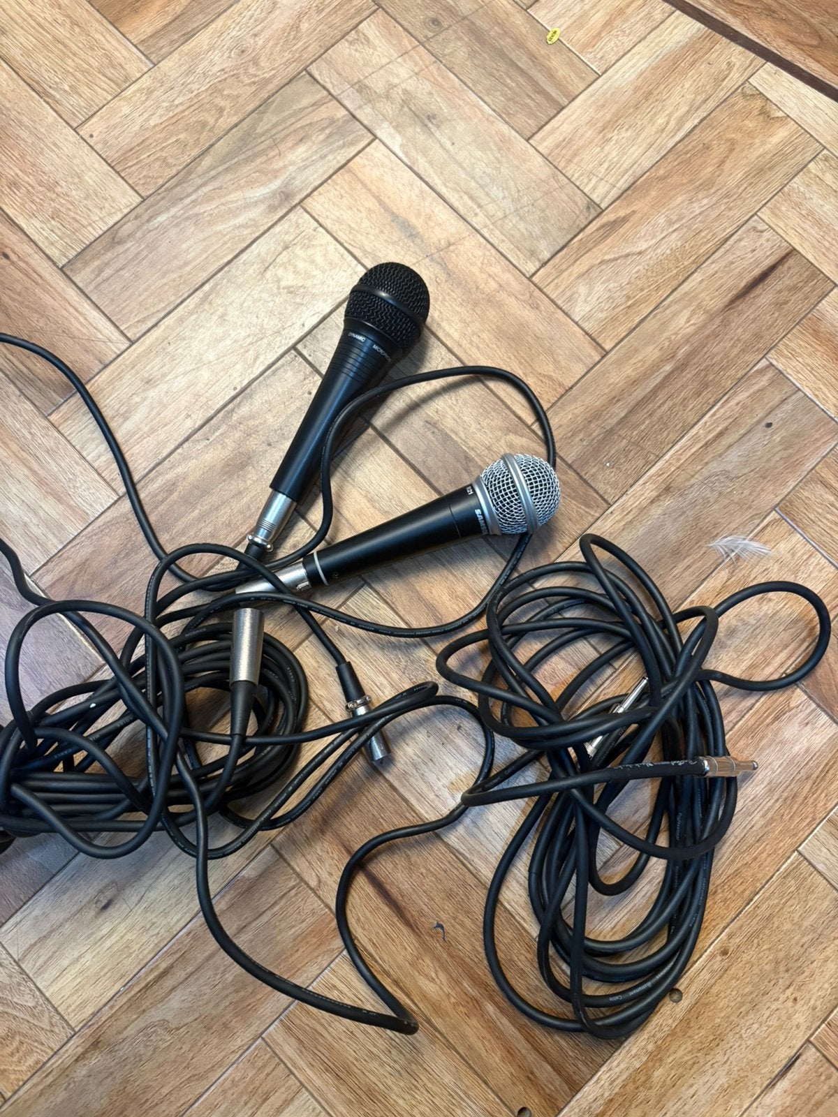 Samson microfoon en tenlux microfoon, Ophalen, Zo goed als nieuw, Zangmicrofoon