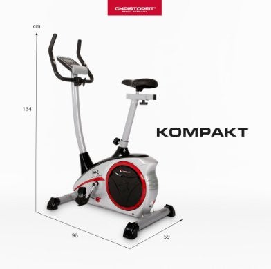 Christopeit AL2 II Ergometer Hometrainer - Prima staat!, Ophalen, Gebruikt, Metaal, Benen